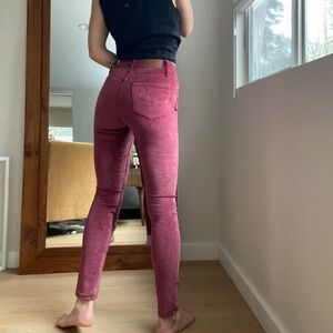 NWT Madewell High-Rise Skinny Jeans Stretch Velvet Edition 23
